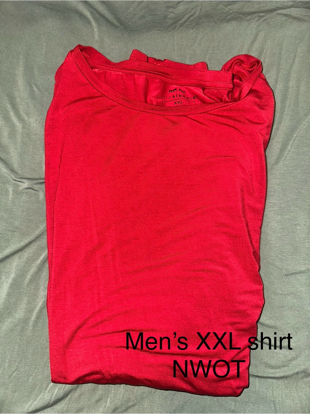 Little Sleepies Men's Long Sleeve Shirt in Red